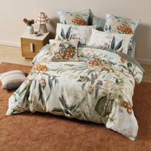 Eucalyptus Garden Cotton Sateen Quilt Cover Set