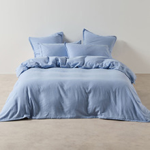 Bluebell Connie Cotton & Linen Quilt Cover Set