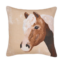 Milawa Horse Cotton Slub Cushion
