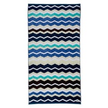 Chevron Stripe Cotton Beach Towel