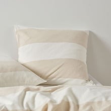 Vintage Wide Stripe Reversible European Pillowcase