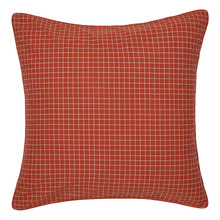 Volley Check Cotton Percale European Pillowcase