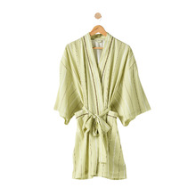 Kiera Stripe Cotton Sateen Bath Robe