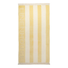 Logo 550GSM Cotton Velour Beach Towel