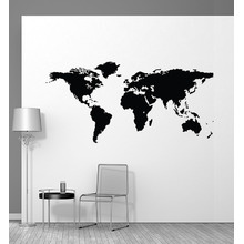 World Map Large Wall Decal