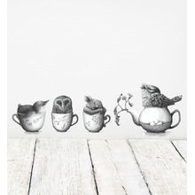 Tea Party By Renee Treml Wall Decal