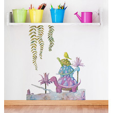 Silly Stacked Turtles Wall Sticker