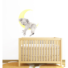 Sleeping On The Moon Koala Wall Sticker