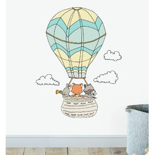 Woodland Hot Air Balloon Wall Sticker