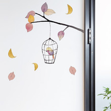 Bird Cage & Tree Wall Decal