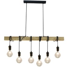 Charenton Timber Look 6 Light Pendant