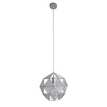 Anglet Steel Geometric Pendant