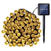 420 LED Solar-Powered Fairy Light Chain