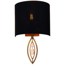 Cornish Crystal & Metal Wall Light