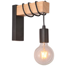 Lister Rubberwood Wall Sconce