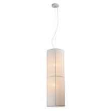 Nikki Metal & Fabric Pendant Light