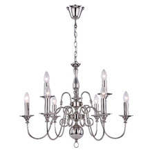 Jennings Metal 9 Light Candle Chandelier
