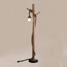 Mackie Eucalyptus Wood Floor Lamp