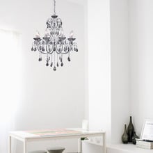 Charley Metal & Crystal 8 Light Chandelier