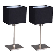 Faye Metal Square Table Lamps (Set of 2)