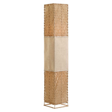 Chloe Raffia & Linen Floor Lamp