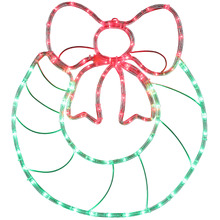 Christmas Wreath LED Light Display