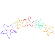 5 Stars LED Christmas Light Display