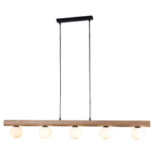 Carver Timber 5 Lamp Pendant