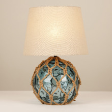 Lucero Rope & Glass Table Lamp