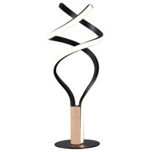 Rubio Timber & Metal LED Table Lamp