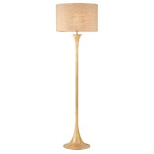 Crosby Rubberwood Floor Lamp