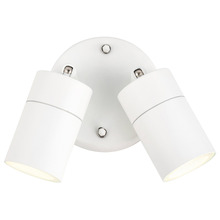Lyra 2 Light Outdoor Wall Spotlight