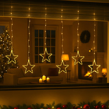 Haseeb LED Curtain Lights with Stars