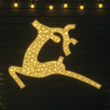 Xyelle Flying Reindeer LED Christmas Light Display