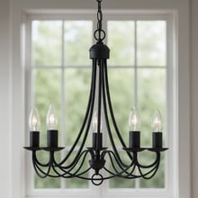 Montmartre Antique Brass 5 Light Chandelier