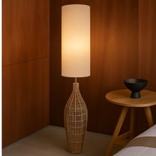 Harrell Hemp & Linen Floor Lamp