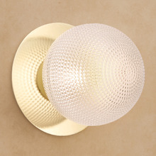 Lassie Diamond Cut Glass Warm White LED Outdoor Wall Light