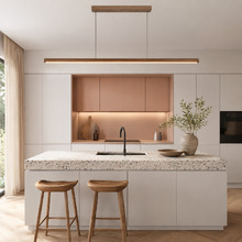 Whitaker Rubberwood LED Pendant Light