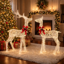 Karen Stag & Doe LED Christmas Decoration