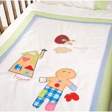 Gingerbread Man Cot Quilt