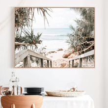 Beach Hideaway Framed Canvas Wall Art