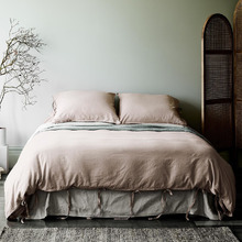 Nude Maison Vintage Linen-Blend Quilt Cover