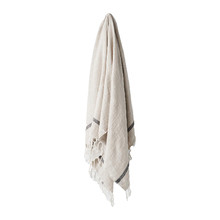 Herringbone Pure Linen Throw