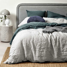 Glacier European Flax Linen Quilt Cover