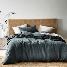 Greystone Emile European Flax Linen Quilt Cover