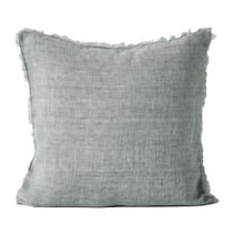 Fringed Vintage Linen Cushion