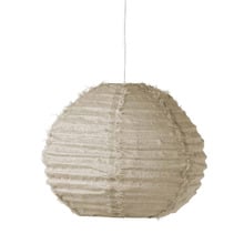 Cloud Ball Fringed Linen Pendant Shade
