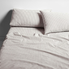 Ticking Stripe Cotton Sheet Set