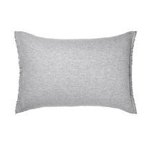 Chambray Fringe Linen & Cotton Standard Pillowcase