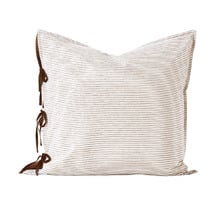 Chambray Mini Stripe Linen & Cotton European Pillowcase